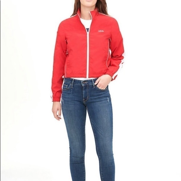Women’s Levi’s Taslan coach track jacket XS NWT - Picture 5 of 5